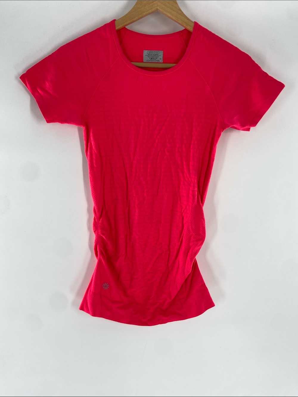 Athleta Red Short Sleeve Tee Size S Gently Used